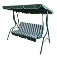 Balancin 3 plazas 180x115x157 cm. Color verde.