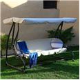 Balancin/cama 3 plazas. Toldo poliester