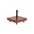 BASE PARASOL EUCALIPTO 48X48X39 40KG