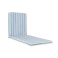 COJIN HAMACA POLIESTER 190X60X5 RAYAS AZUL