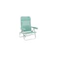 SILLA PLAYA ALUMINIO RECLINABLE ASIENTO BAJO BEIG