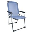 Sillon fijo aluminio 44x41,5xh95 cm.